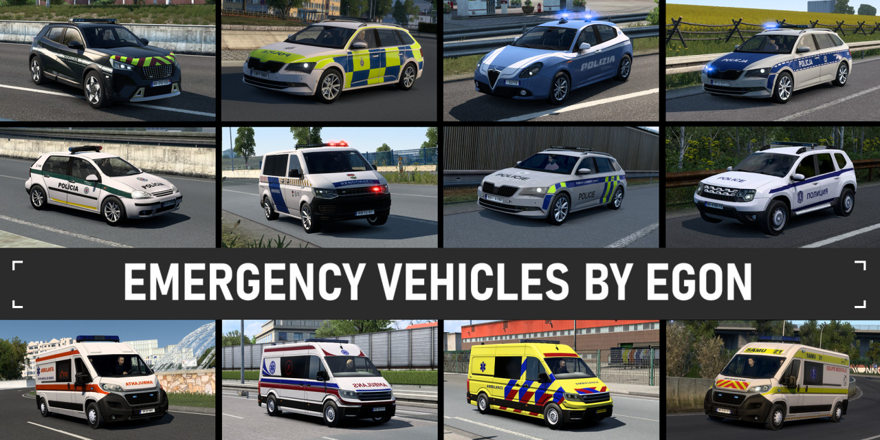 Emergency vehicles by Egon